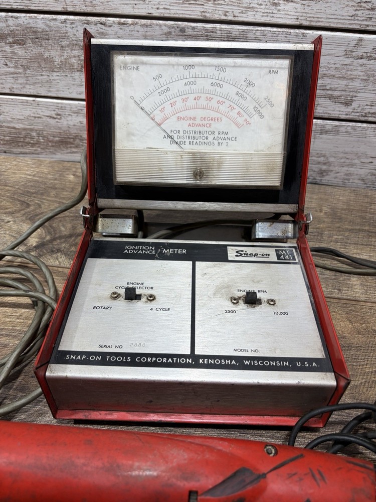 SNAP-ON MT-441 Ignition Advance Meter And Timing Light Kit UNTESTED.