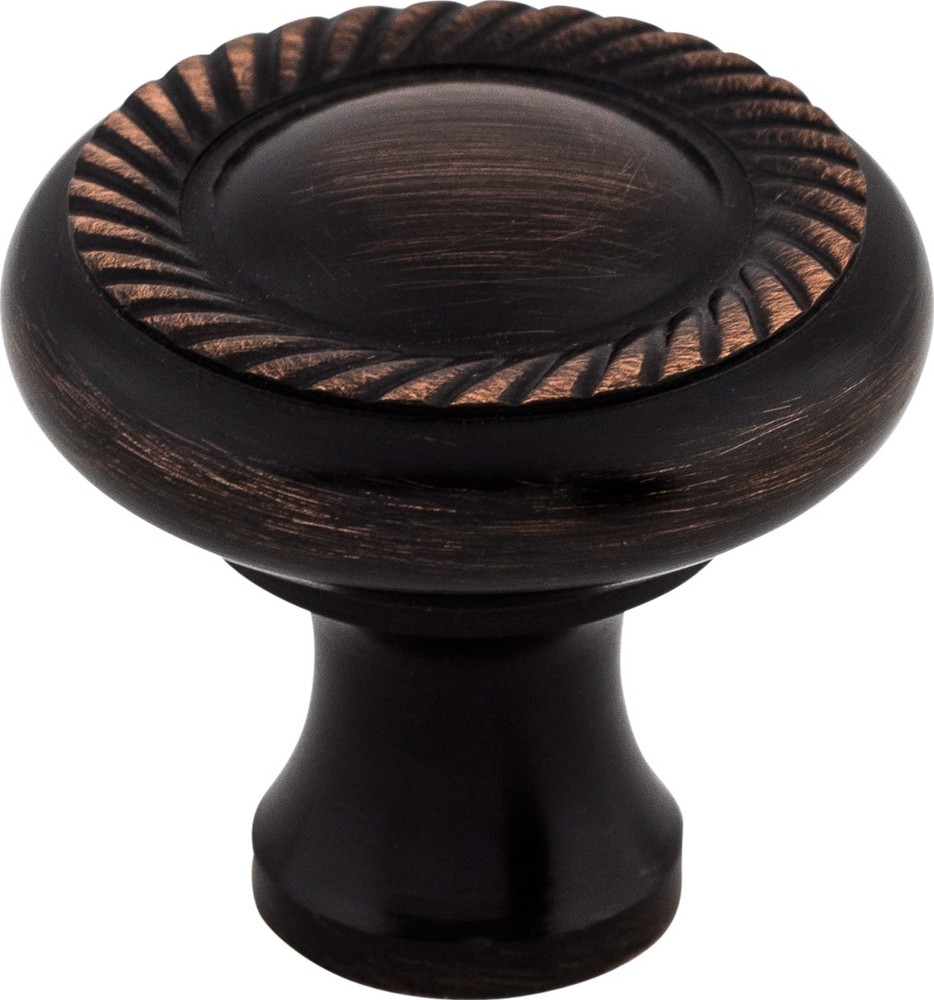 Top Knobs M1586 Swirl Cut Knob 1 1/4" Tuscan Bronze