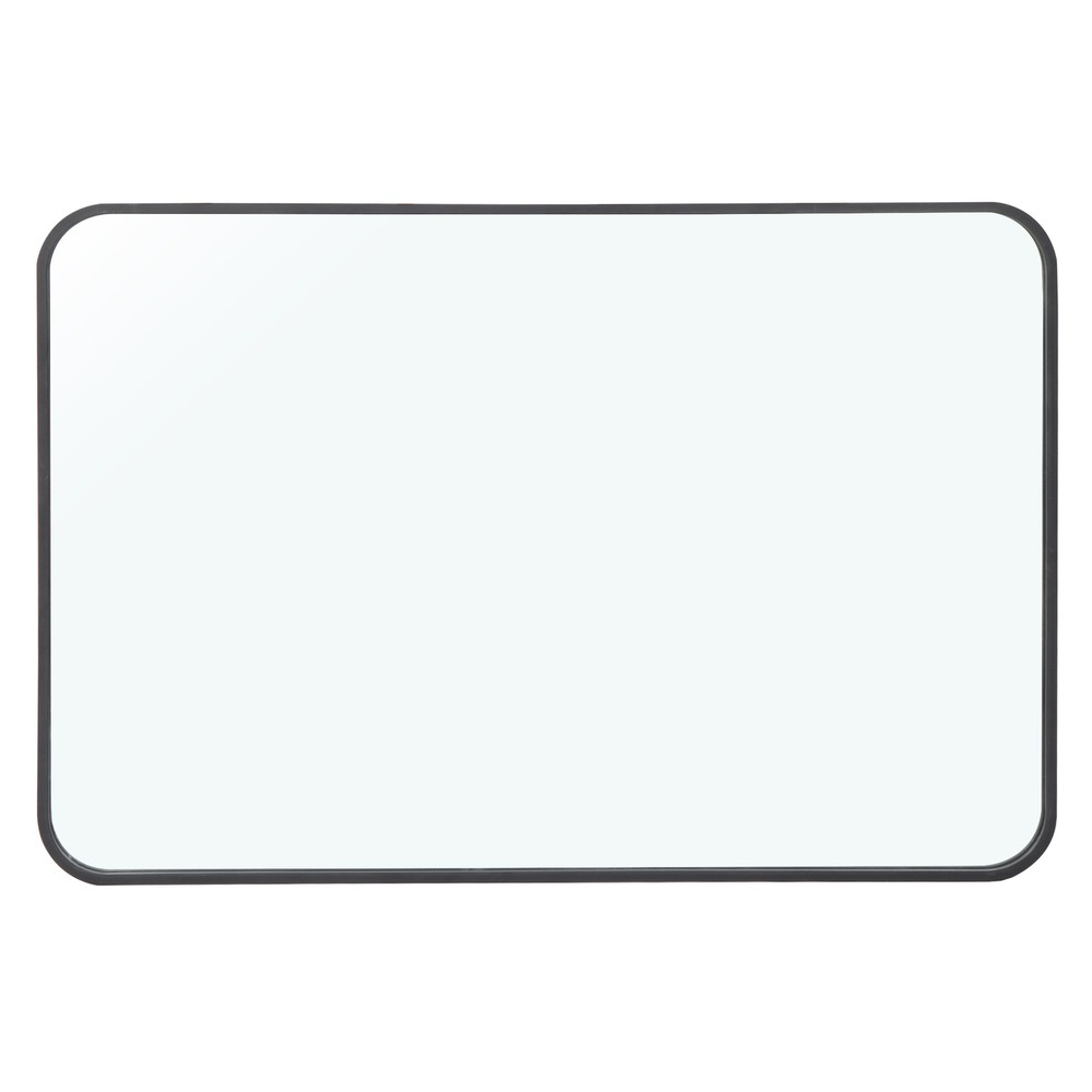 24" x 36" Wall-Mounted Wall Rectangular Wall Mirror Metal Frame Bathroom Indoor