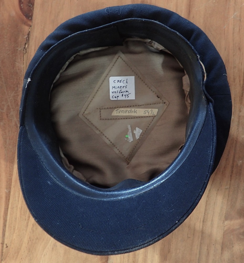 Early Czech Miners Uniform Hat Mining