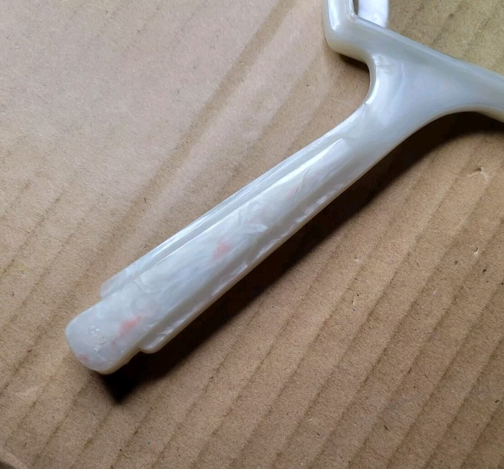Vintage Swift Rectangular Reader Pearl Handle Magnifying Glass #575 w/ Box