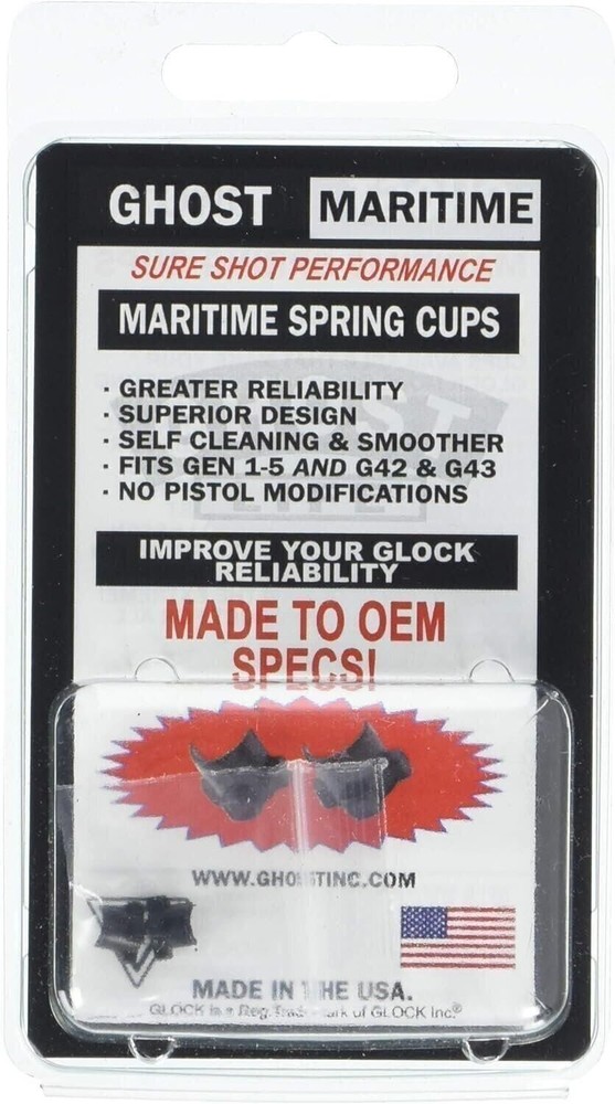 Ghost Maritime Spring Cups Fits Glock