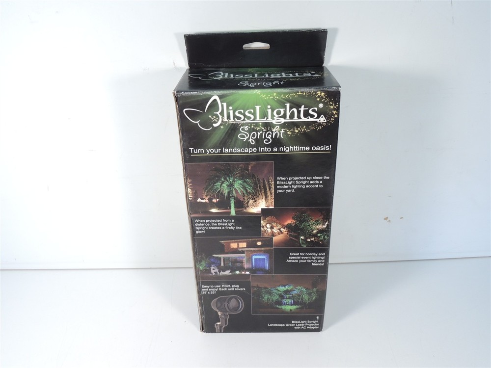 BlissLights Spright Lite Indoor Outdoor Laser Projector Lighting Blue- No Stack