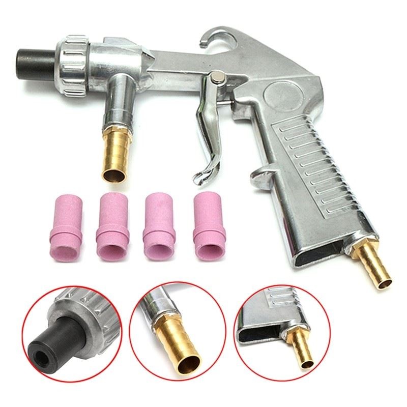 Sand Blaster Kit Practical Sandblaster for w/ Ceramic Nozzle Tip Pneumatic T