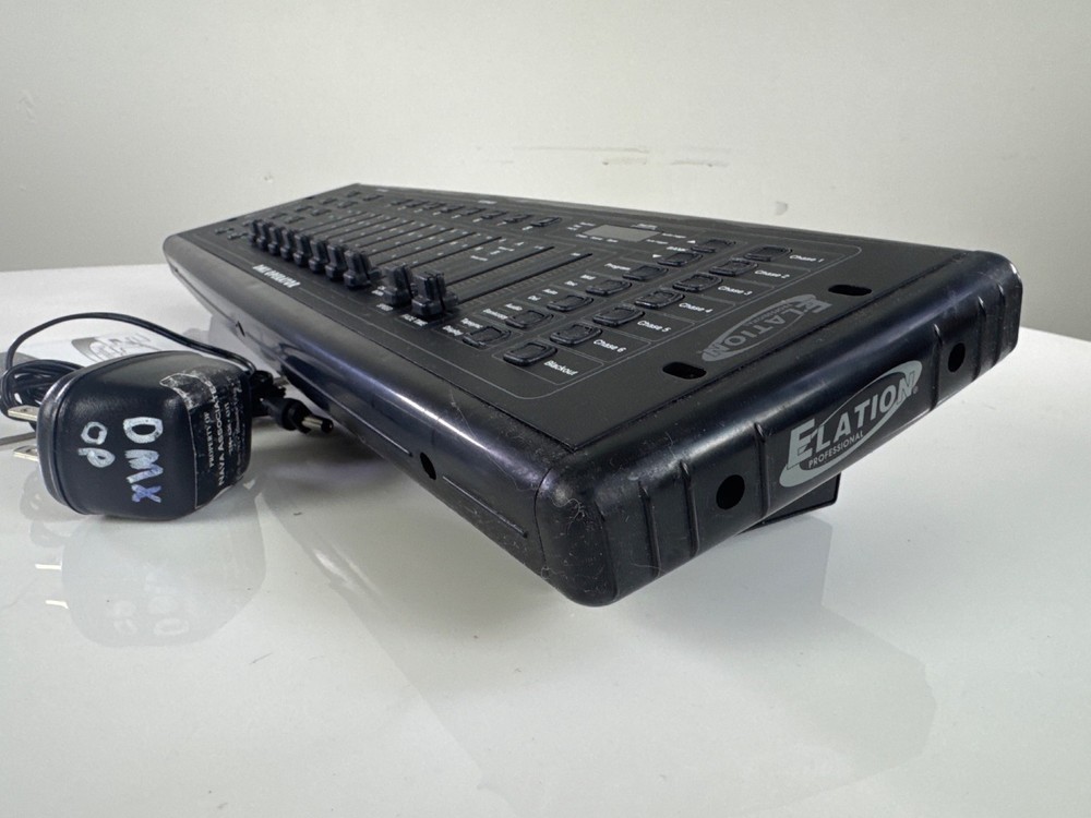 Elation DMX Operator Programmable DMX Controller with Manual and Power Adapter