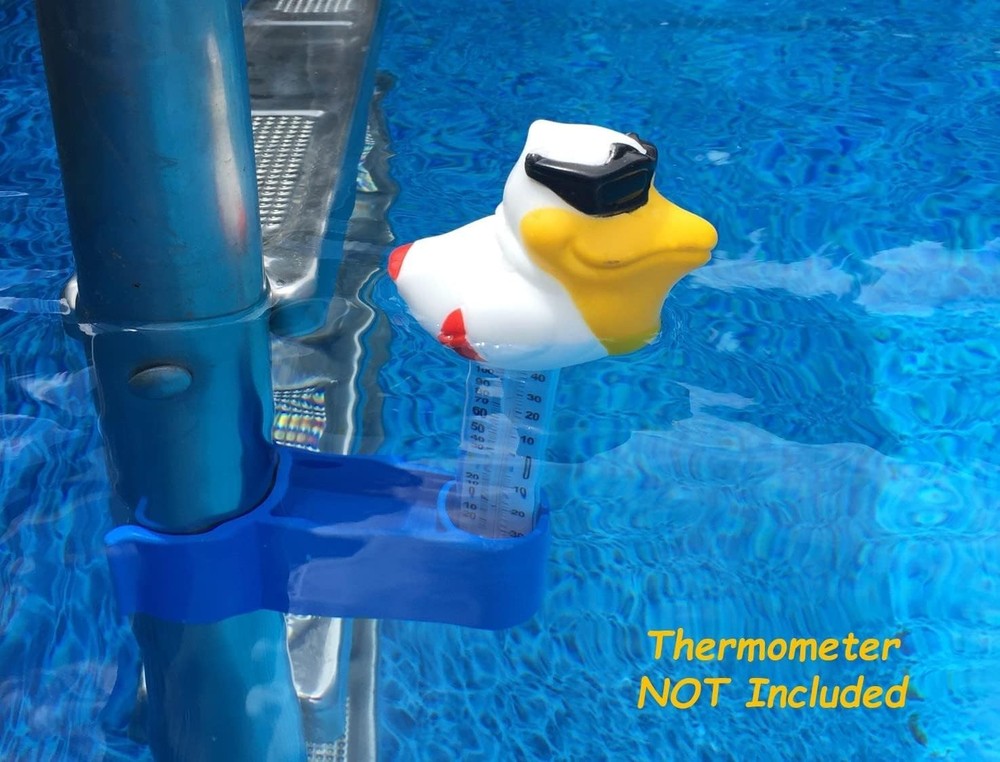 Multi-Purpose Leaf Net Skimmer Clip for 1.9" Ladder – Keep Your Pool Pristine