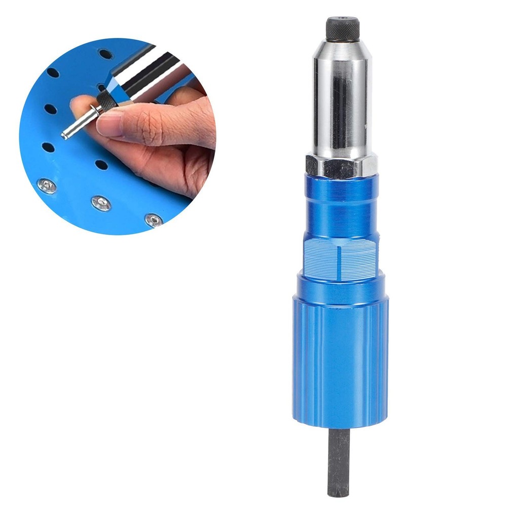 Rivet Gun Head Mount, Rivet Drill Attachment for Drill Riveter Elect...