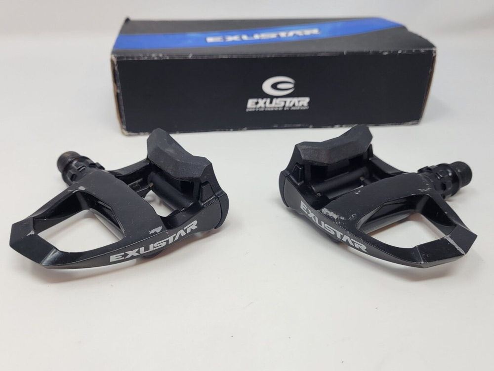 Exustar Clipless Road Pedals E-PR201 Black With Box