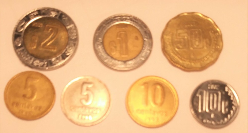 Coin.mexico. 7 coins set