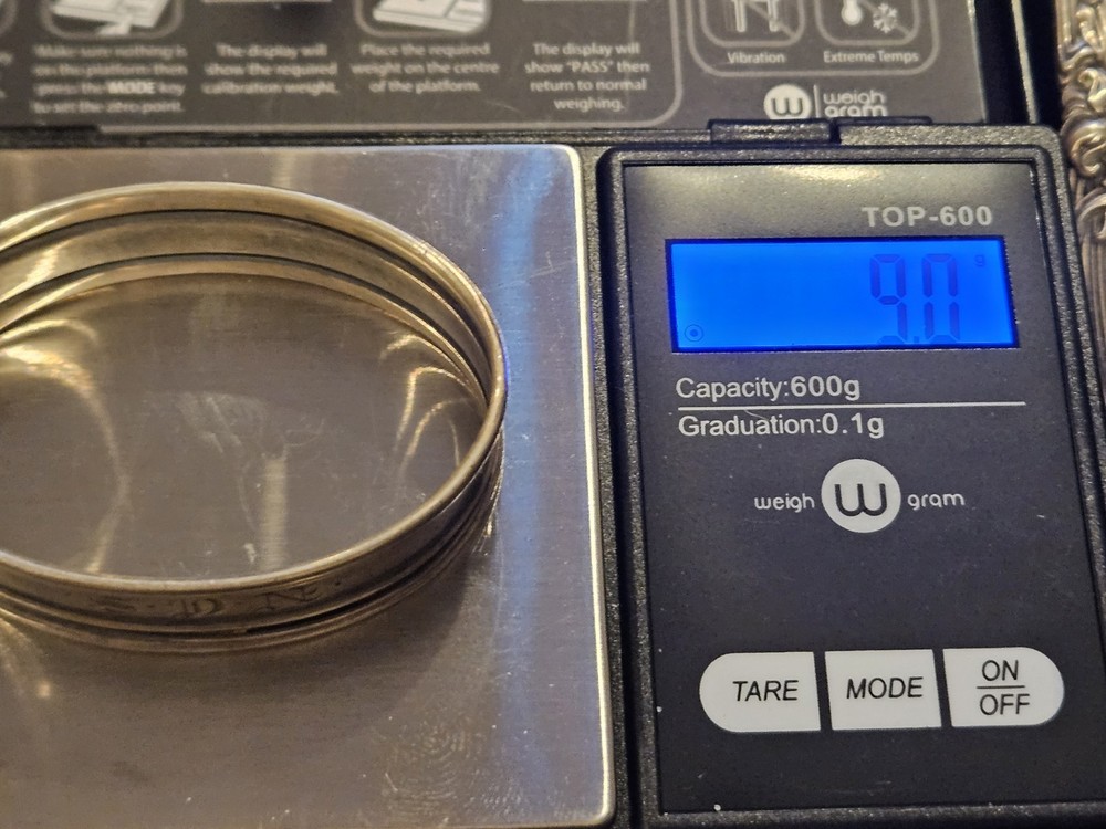 sterling silver napkin ring 9 Grams