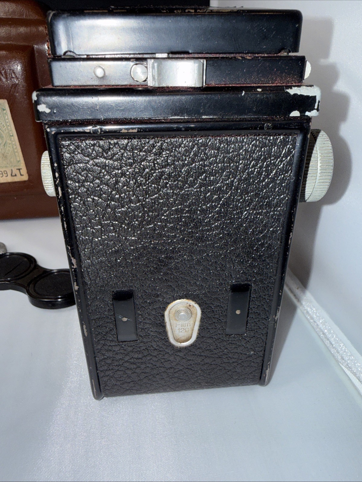 Antique Photina Reflex Camera With Case Untested