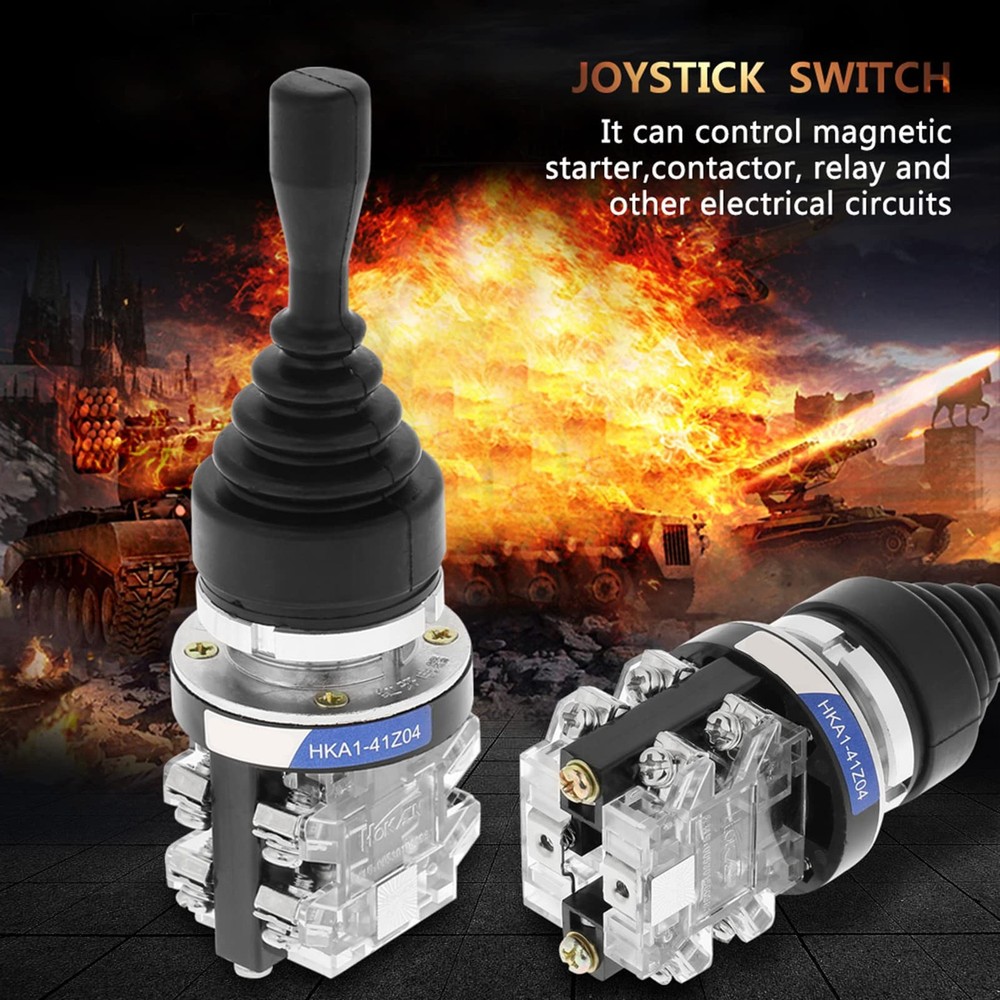 12v Joystick Switch Momentary 4 Position 4NO Spring Return...
