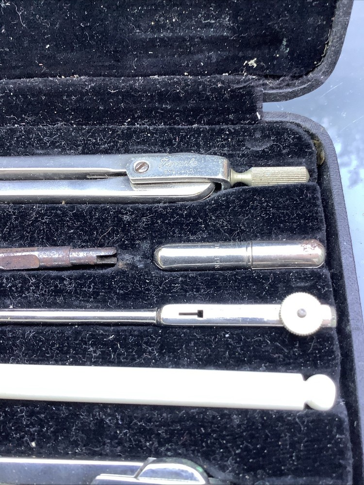 Vintage mechanical drawing instruments - Temple Series