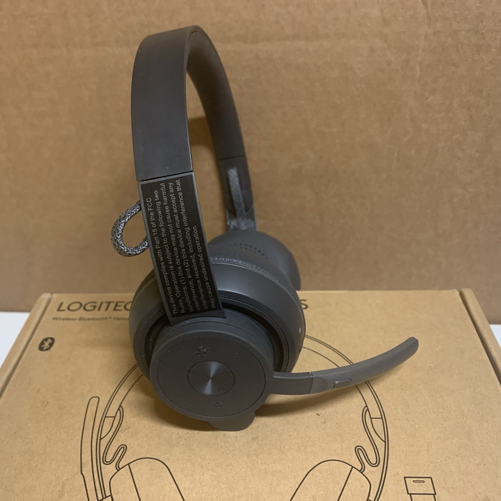 Logitech Zone Wireless Bluetooth Headset - Graphite -Noise Cancel -USB C -Mic