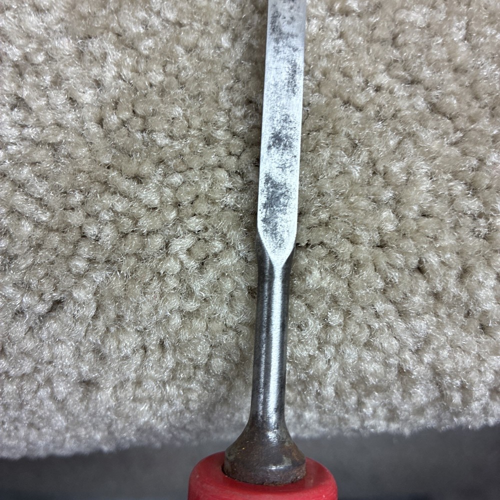 Dunlap 1/4 Beveled Wood Chisel Vintage Good Condition