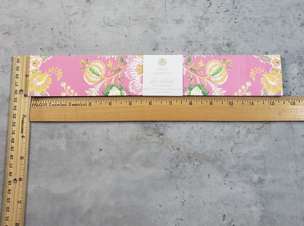 Anna Griffin Crafting Pleating Papers 192 Strips NEW Open Box