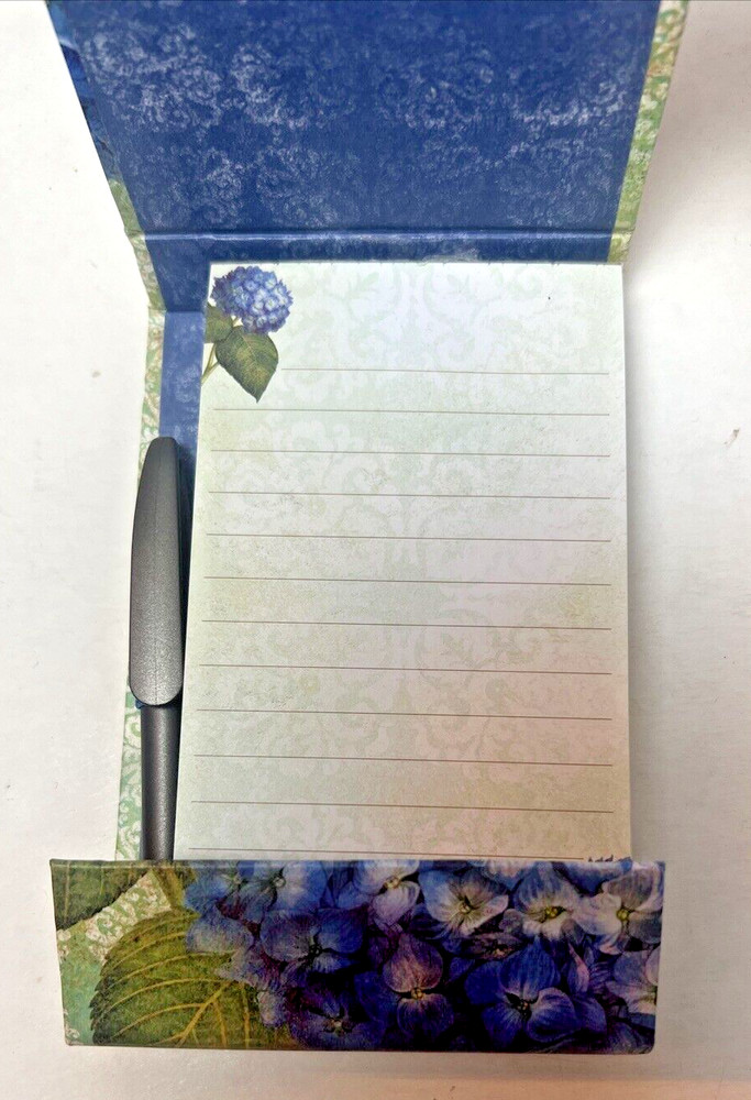Wells St Lang Flip Note & Pen Blue Hydrangeas from 2016