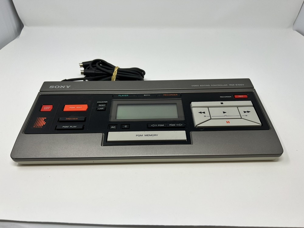 Vintage Sony Video Editing Controller, RM-E100V