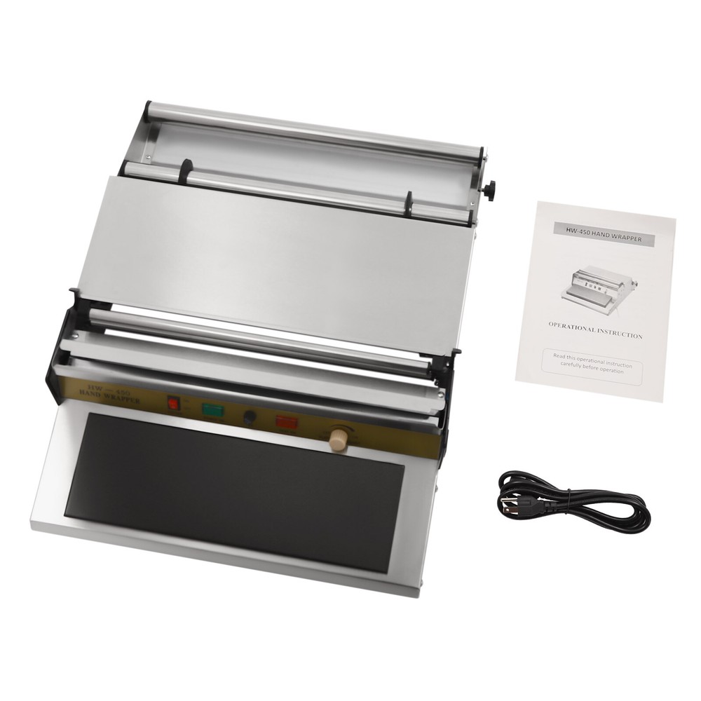 HAND WRAPPING MACHINE, WIDTH FILM WRAPPER, WRAPPING MACHINE FOR FOOD PACKAGING ！
