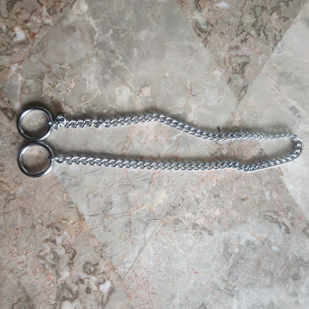 18" Dog Choke Collar Chain