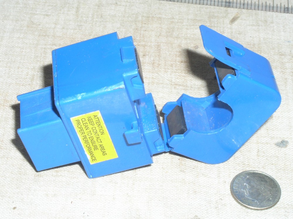 LEM SPLIT CORE CURRENT TRANSFORMER AT5B105 5 A 5A AC TO 10V DC CLIP ON SENSOR