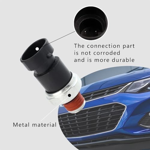 Oil Pressure Sensor Switch, Engine Oil Pressure Switch Compatible with Chevy