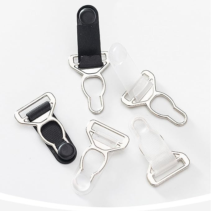 30 Pack Garter Belt Clips Replacement Strap End Hooks Clasp Buckle for Corset