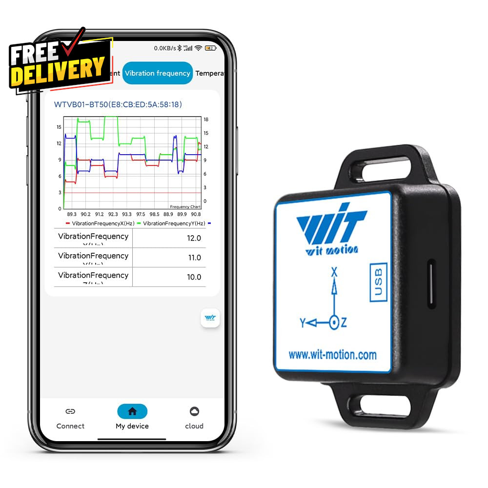 BLE Vibration Sensor WTVB01-BT50 Smart Vibration Module Ar-Duino 3-Axis Vib.....