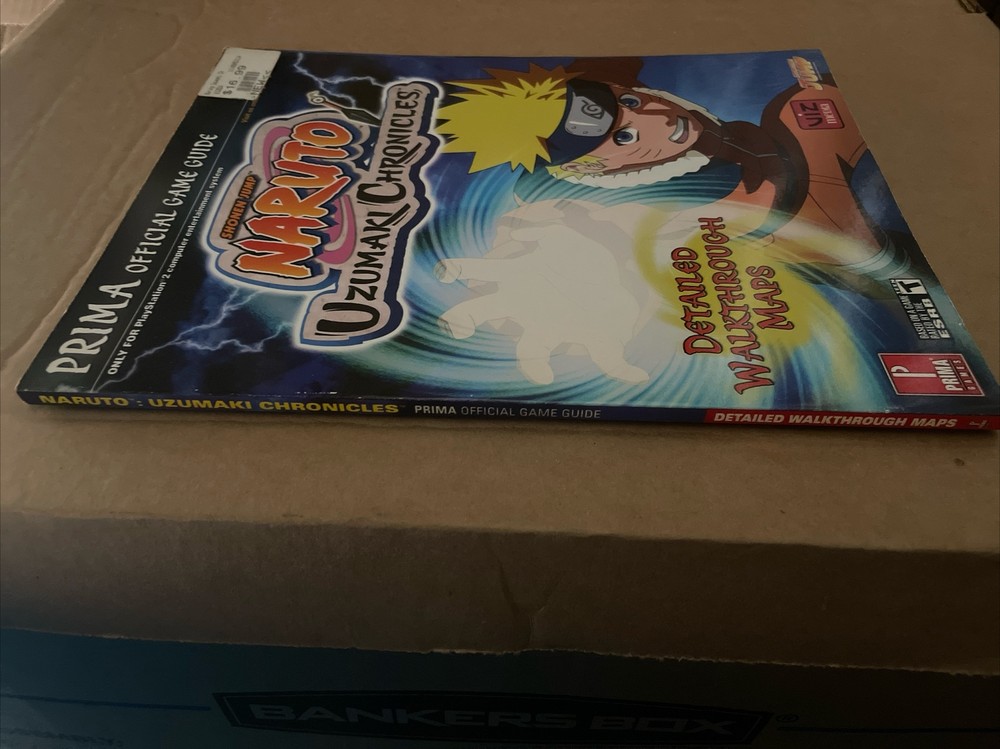 Naruto Uzumaki Chronicles PS2 Guide Brand New