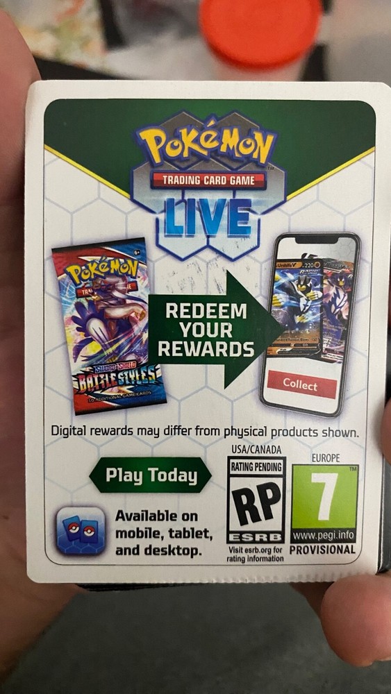 Pokémon TCG - Codes for TCG Live