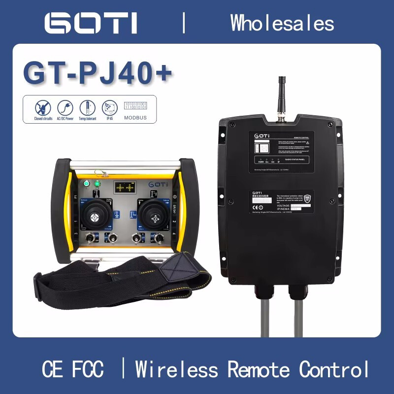 Industrial Crane Chargeable Remote Wireless Controller 2 PCS five step Joysticks