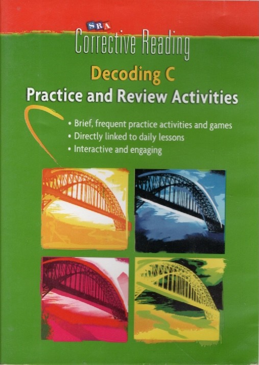 SRA Corrective Reading Decoding C  Practice and Review Activities CD-Rom