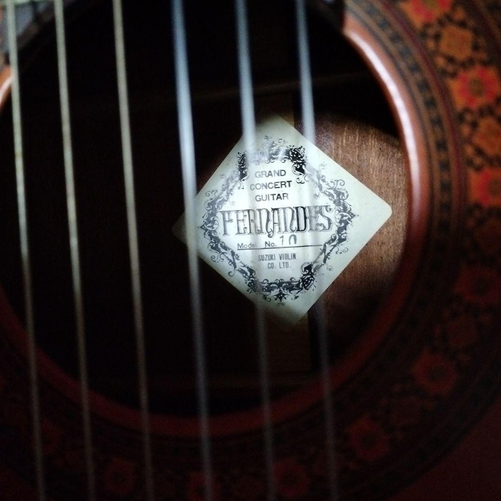 Fernandes Classical Guitar Model No. Brown Used