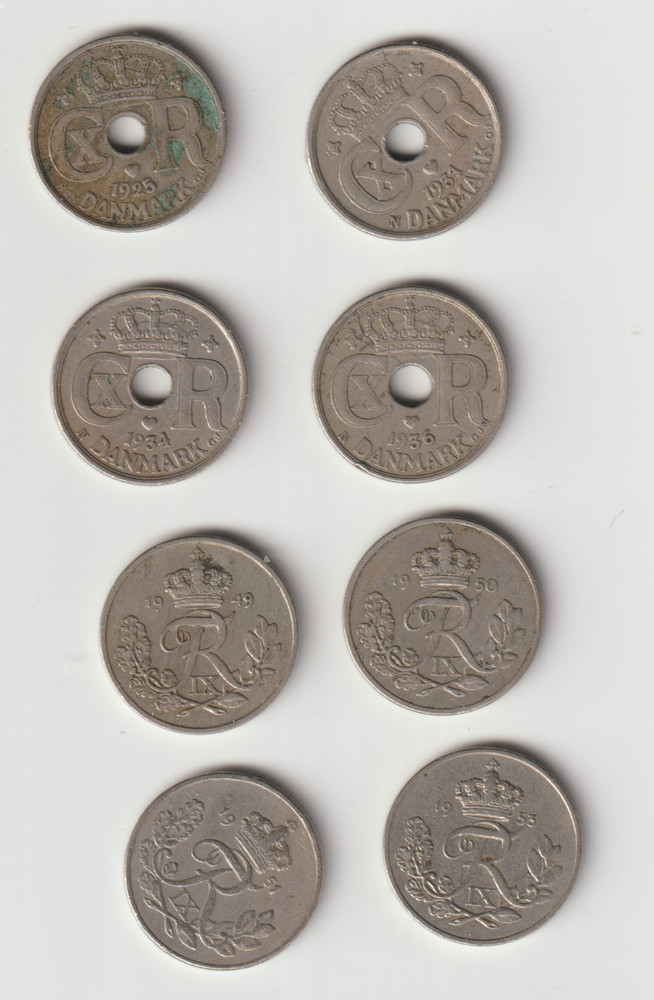 DENMARK 10 ORE--29 different