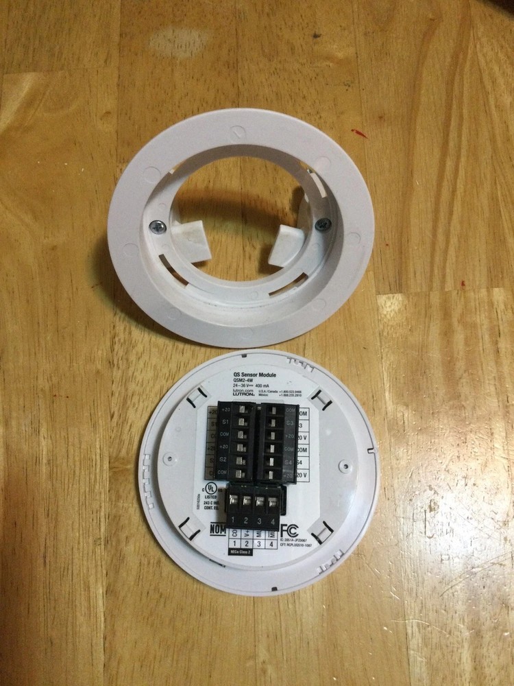 Lutron QSM2-4W QS Sensor Module Ceiling Mount 24-36V