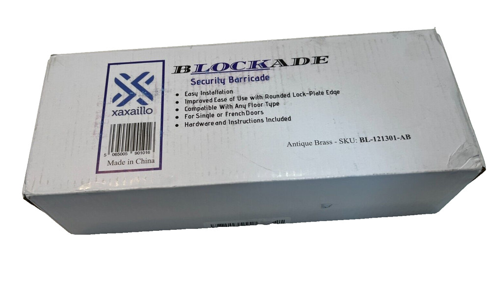 Xaxaillo Door Blockade Security Barricade Home Secure