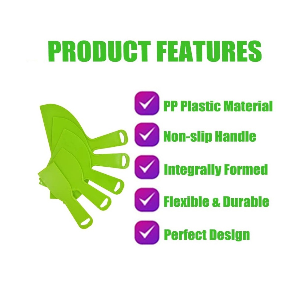 Utoolmart Putty Knife 10" Putty Scraper Large Size Flexible Paint Scraper Too...
