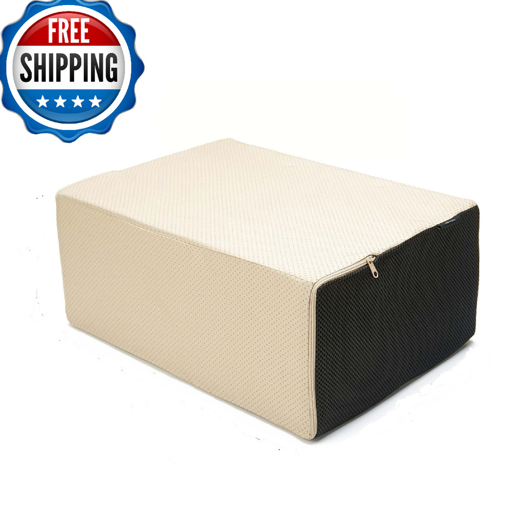 Mind Reader Ergonomic Memory Foam Foot Rest for Under Desk at Work, 17" L