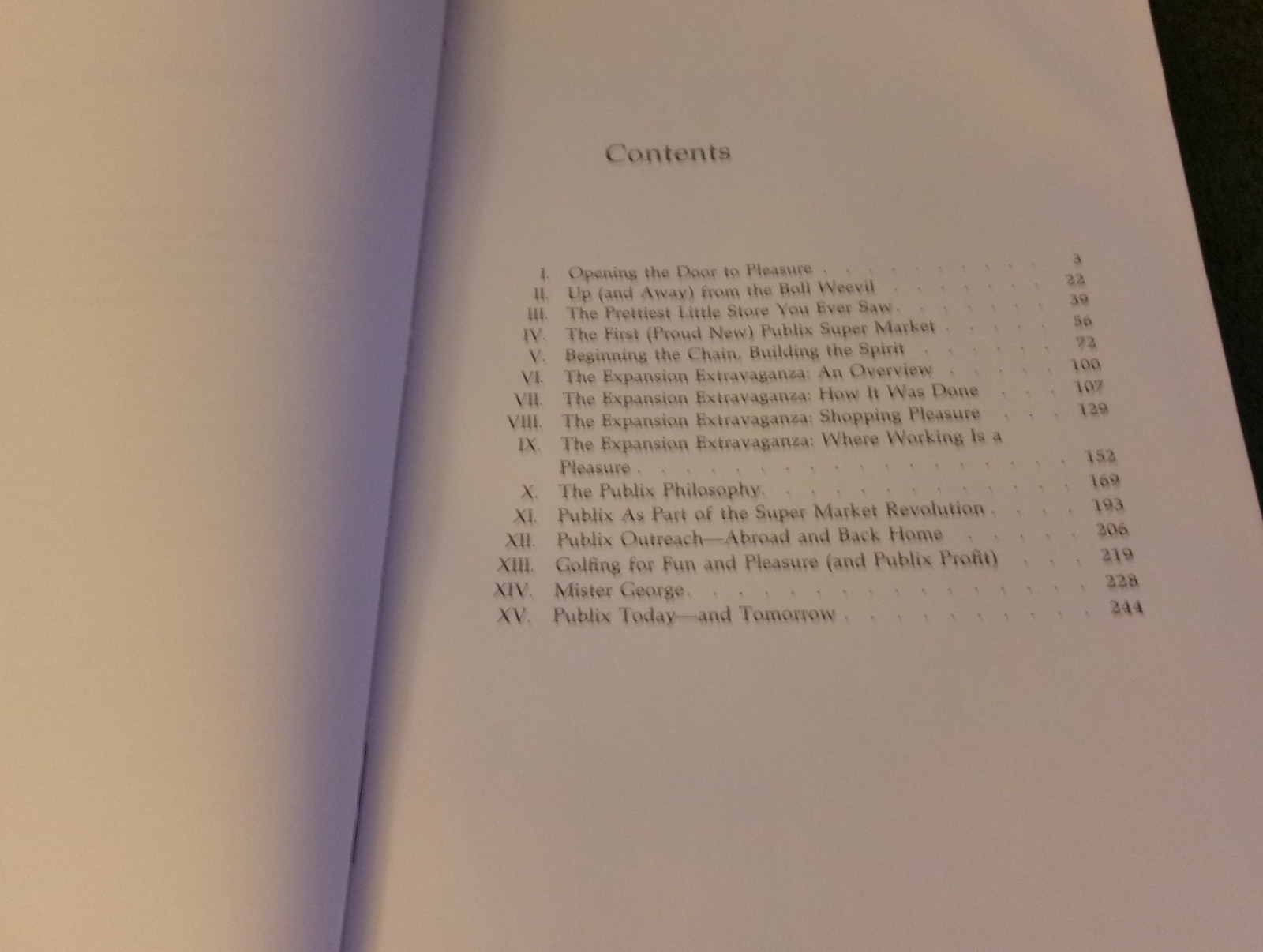 Fifty Years of Pleasure of the History of Publix Super Markets, Inc. BOOK