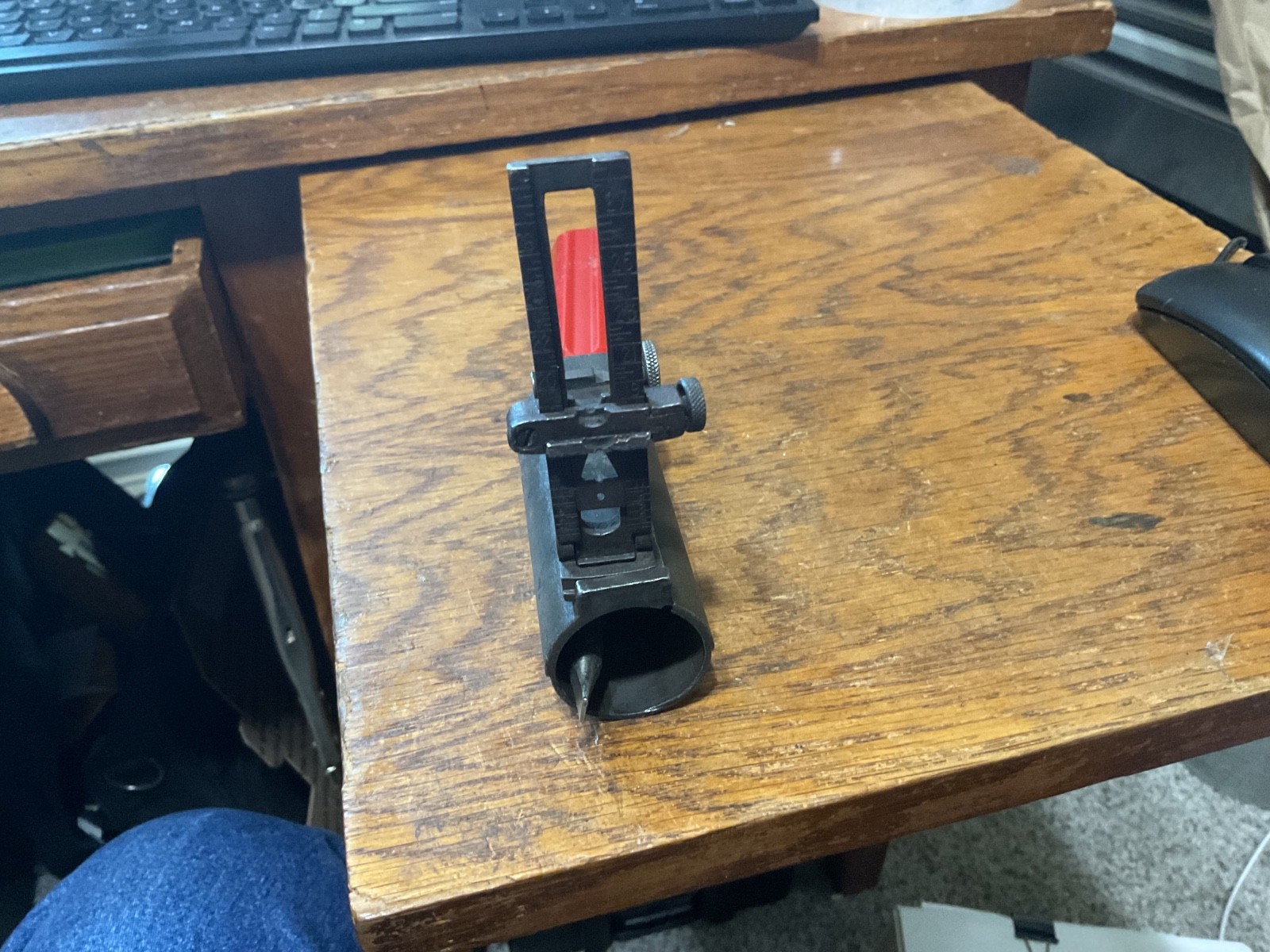 Springfield 1903 rear sight sleeve with functional sight