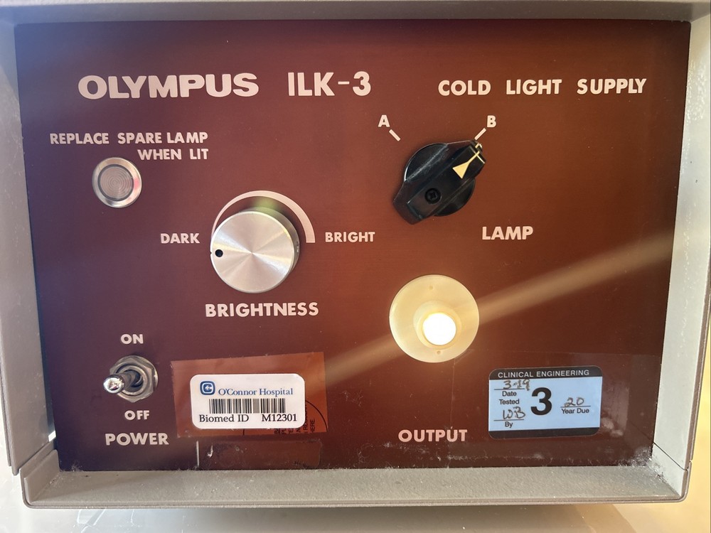 Olympus ILK-3 Cold Light Supply Halogen Light Source / Illuminator150 Watt~14733