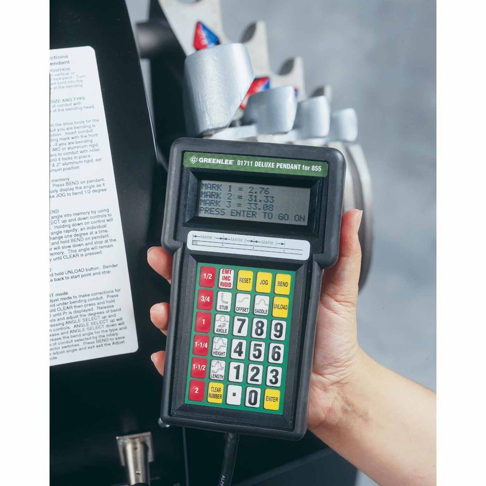 Greenlee 01711 Deluxe Pendant for 855 Bender Serial Code ABL