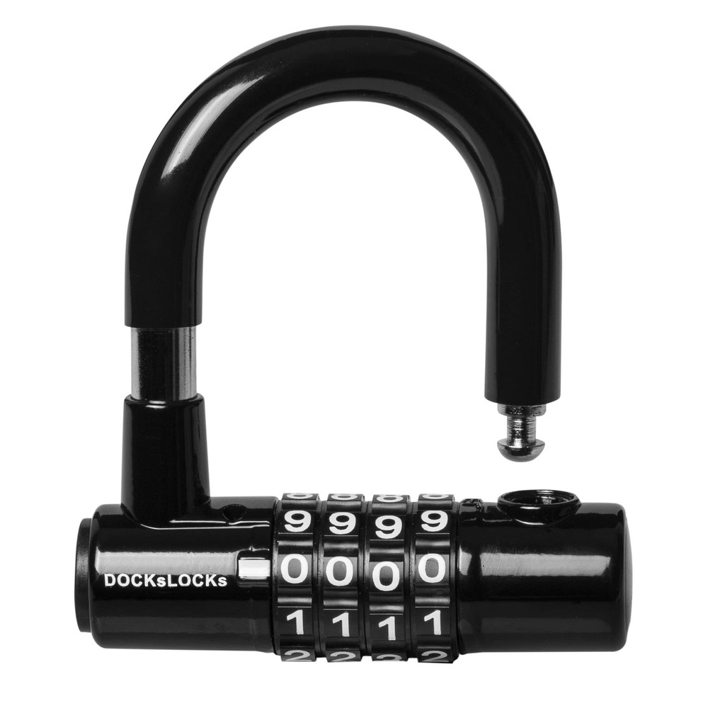 DocksLocks Security Cable Lock Set (5' to 25') Looped Ends, Weatherproof, Key...