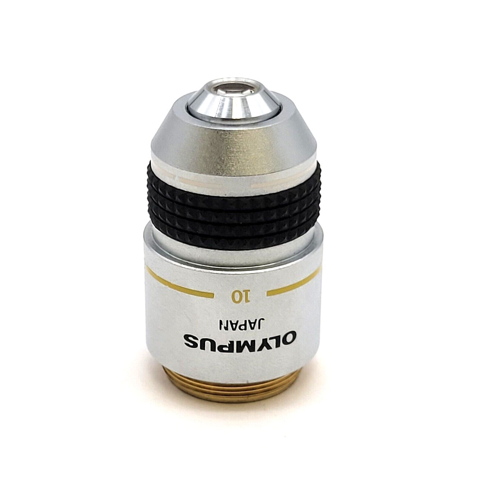 Olympus Microscope Objective A 10x NH Negative High Phase Contrast A10NH