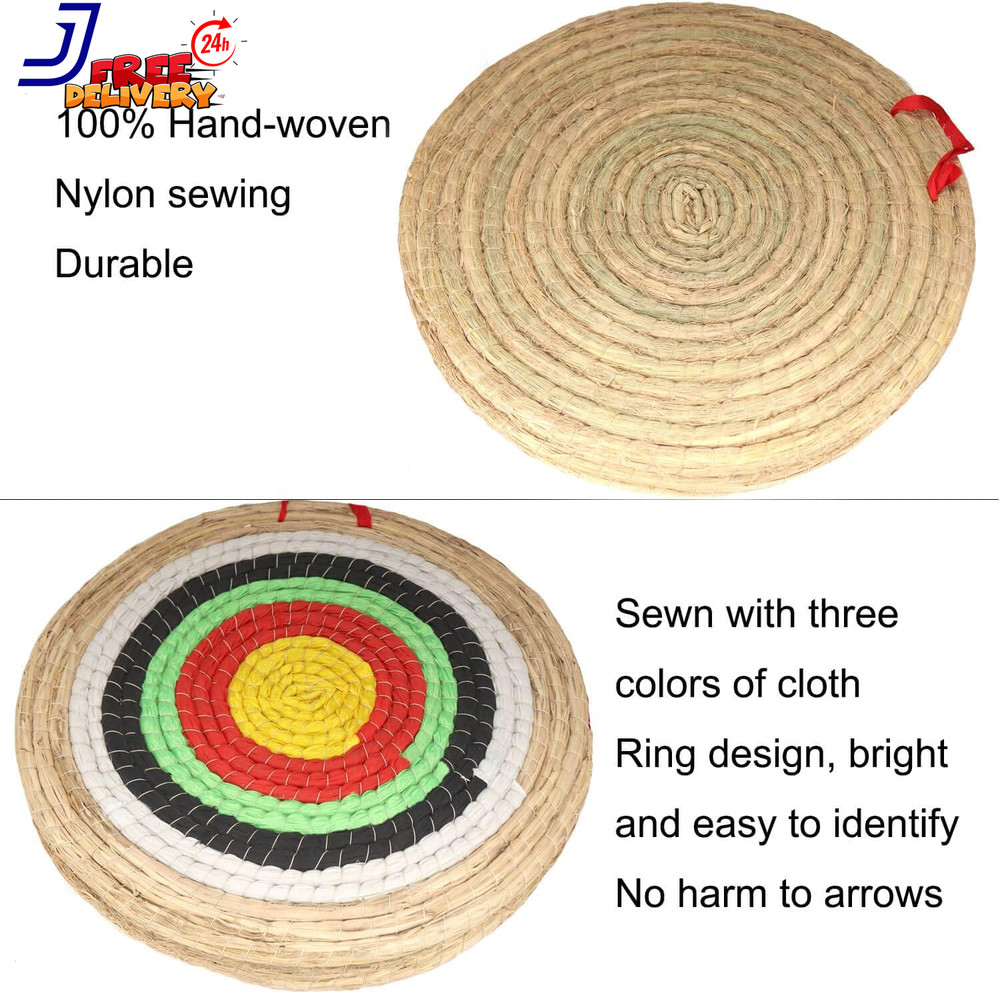 Traditional Three Layer Solid Straw Round Archery Bow Targets Hunting Shooting