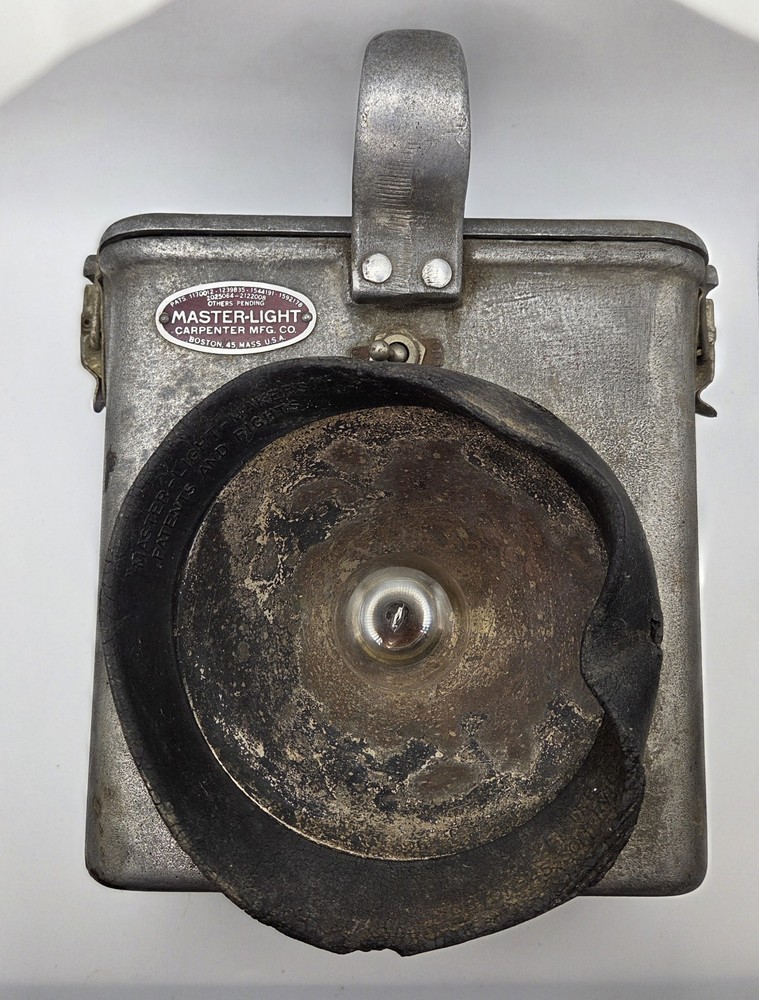 Carpenter Mfg Co Master Light Mining Railroad Vintage