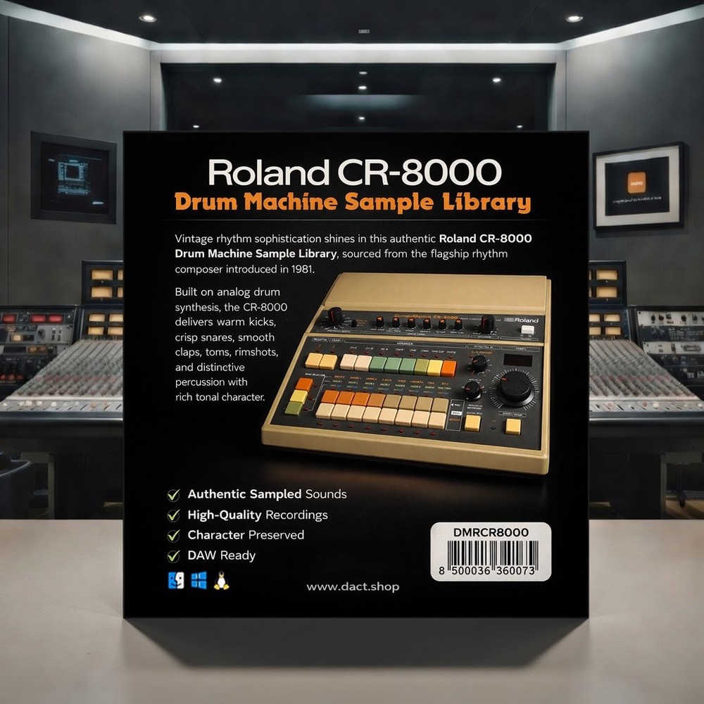 Roland CR-8000 Drum Machine Sample Library