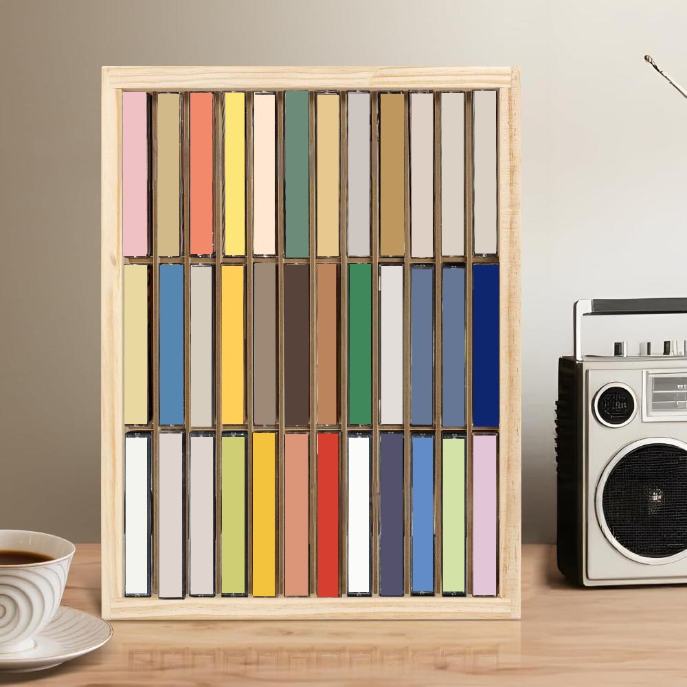 36 Grids Dvd Storage Tower Rack Cd Unit Shelf Organizer Wall Mount Storage