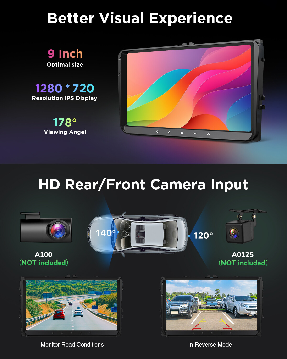 For VW Golf Tiguan Touran Passat Android 13 Car GPS Sat Nav Radio Stereo CarPlay