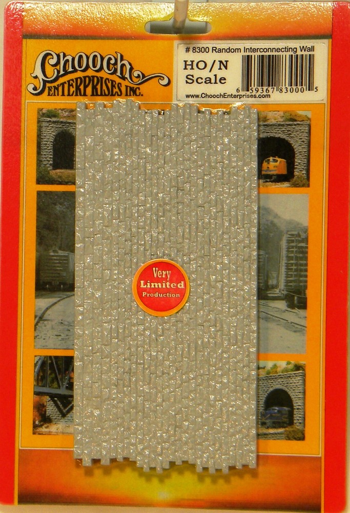 NEW HO Chooch Enterprises #8300 Random Interconnecting Wall